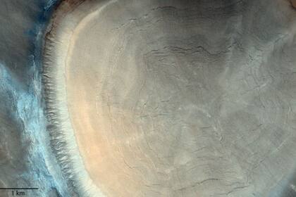 28-01-2022 Cráter en Marte POLITICA INVESTIGACIÓN Y TECNOLOGÍA ESA
