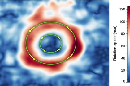 28-09-2021 La velocidad promedio del viento justo dentro de los límites de la Gran Mancha Roja, marcada por el círculo verde exterior, ha aumentado hasta en un 8 por ciento entre 2009 y 2020. Y excede los 600 km. Por hora. POLITICA INVESTIGACIÓN Y TECNOLOGÍA NASA, ESA, MICHAEL H. WONG (UC BERKELEY)