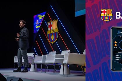 28/02/2024 Fútbol.- El FC Barcelona lanza con OLIVER el 'Barça Tracker' para mejorar el rendimiento de sus futbolistas. El FC Barcelona ha lanzado su primer producto tecnológico, el 'Barça Tracker', en colaboración con OLIVER Sports y que, siendo un dispositivo para mejorar el rendimiento de futbolistas, se gestionó desde su departamento de Innovación y la primera startup en la que invirtió el club blaugrana. DEPORTES FCB