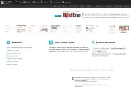 29/05/2024 El servicio web de Internet Archive y Wayback Machine. POLITICA INTERNET ARCHIVE