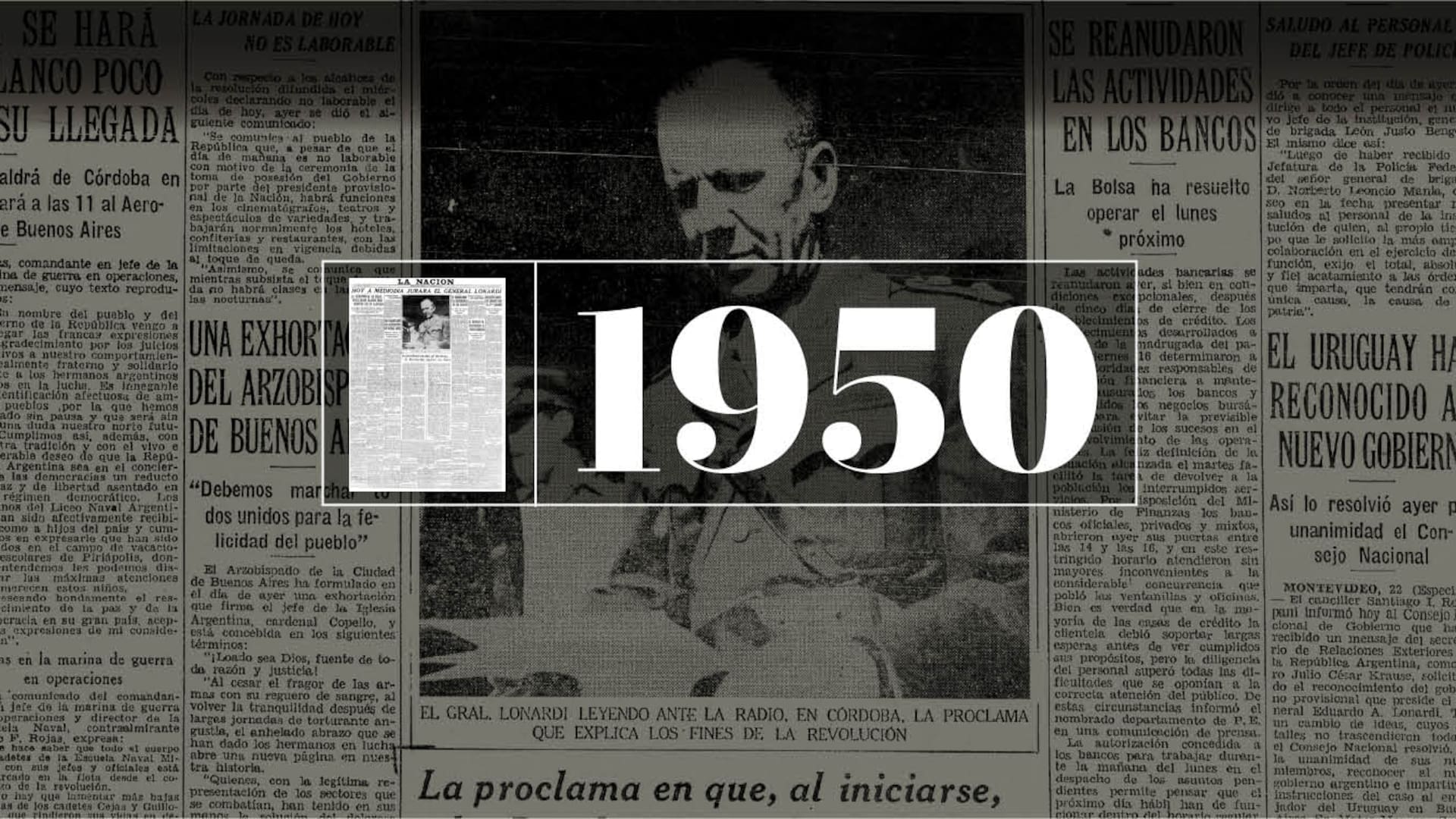 La caída de Perón, bisagra en la historia del país