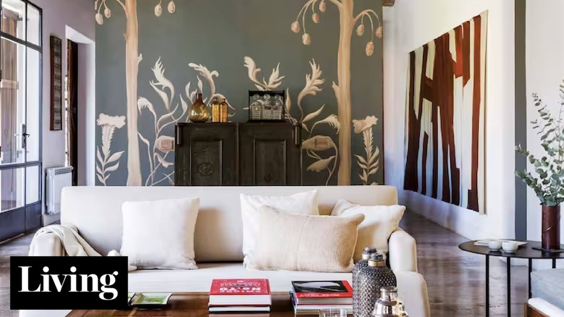 Te mostramos 15 murales pintados con motivos botánicos para personalizar interiores y exteriores