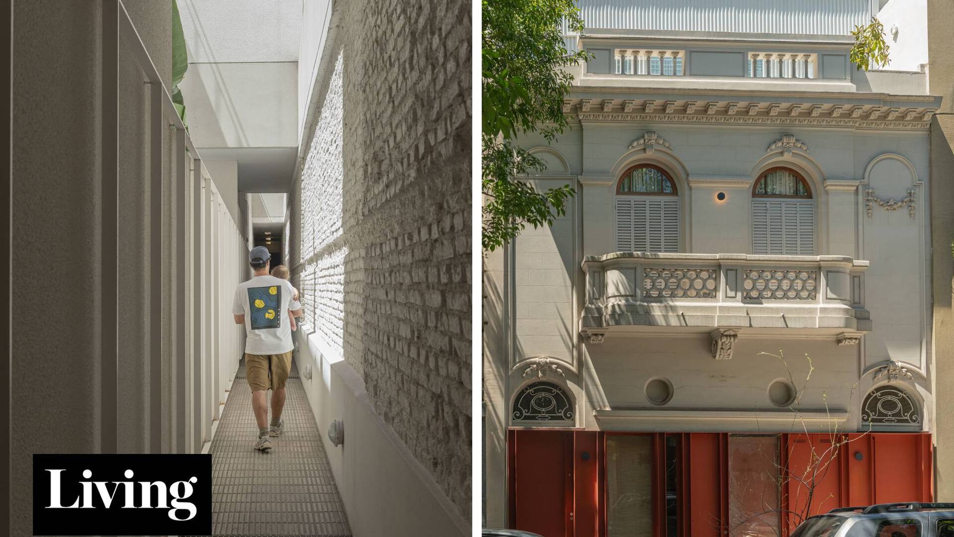Reciclaron un antiguo edificio y hoy viven allí, tras haber unido dos de sus departamentos