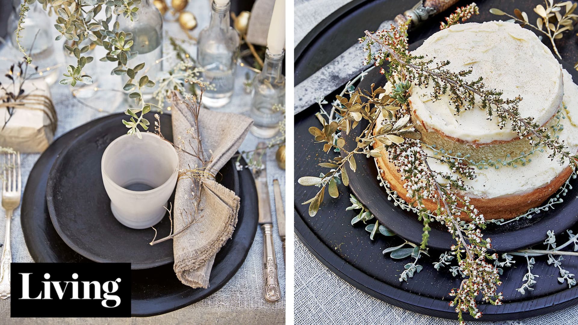 Fuera del guión clásico, ideas fáciles para la decorar la casa y la mesa para la Navidad