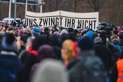 30-01-2022 Manifestación contra las restricciones del coronavirus en Nuremberg, Alemania POLITICA EUROPA ALEMANIA ---
