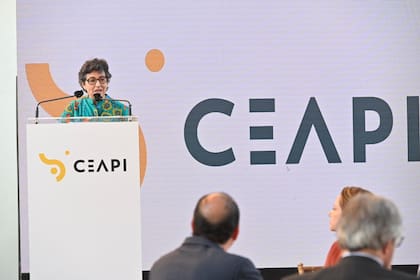 30-06-2021 La ministra de Asuntos Exteriores ha presidido la Cena de la Asamblea Anual de Socios de CEAPI, celebrada este miércoles 30 de noviembre en el Real Casino de Madrid. POLITICA CEAPI