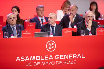 30/05/2022 Luis Rubiales en la samblea General Real Federación Española de Futbol (RFEF). DEPORTES RFEF