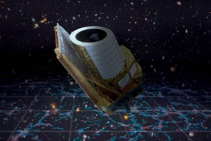 30/06/2023 Ilustración de la misión espacial Euclid en el espacio SOCIEDAD AGENCIA ESPACIAL EUROPEA