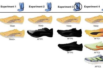30/07/2024 Modelos de zapatillas de atletismo comparadas en el estudio POLITICA INVESTIGACIÓN Y TECNOLOGÍA DOI: 10.1101/2023.10.25.564056