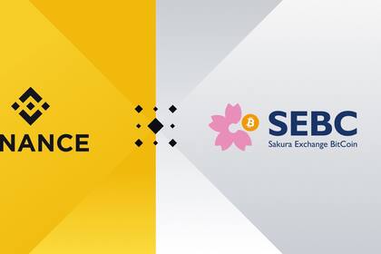 30/11/2022 Logos de Binance y Sakura Exchange. ECONOMIA EMPRESAS BINANCE