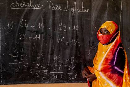 31-08-2021 Una adolescente maliense en una escuela de Kidal POLITICA INTERNACIONAL MALÍ UNICEF/ROOFTOP PRODUCTIONS