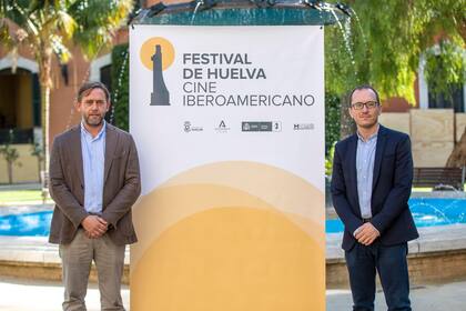 31-10-2021 Imagen del acuerdo de colaboración entre Cines Aqualon y el Festival de Huelva. POLITICA ANDALUCÍA ESPAÑA EUROPA HUELVA FESTIVAL DE CINE DE HUELVA