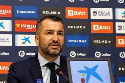 31/05/2022 El entrenador del RCD Espanyol, Diego Martínez, en su presentación DEPORTES RCD ESPANYOL