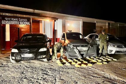 37 kilos de cocaína incautados en un control vial de Gendarmería en Santiago del Estero