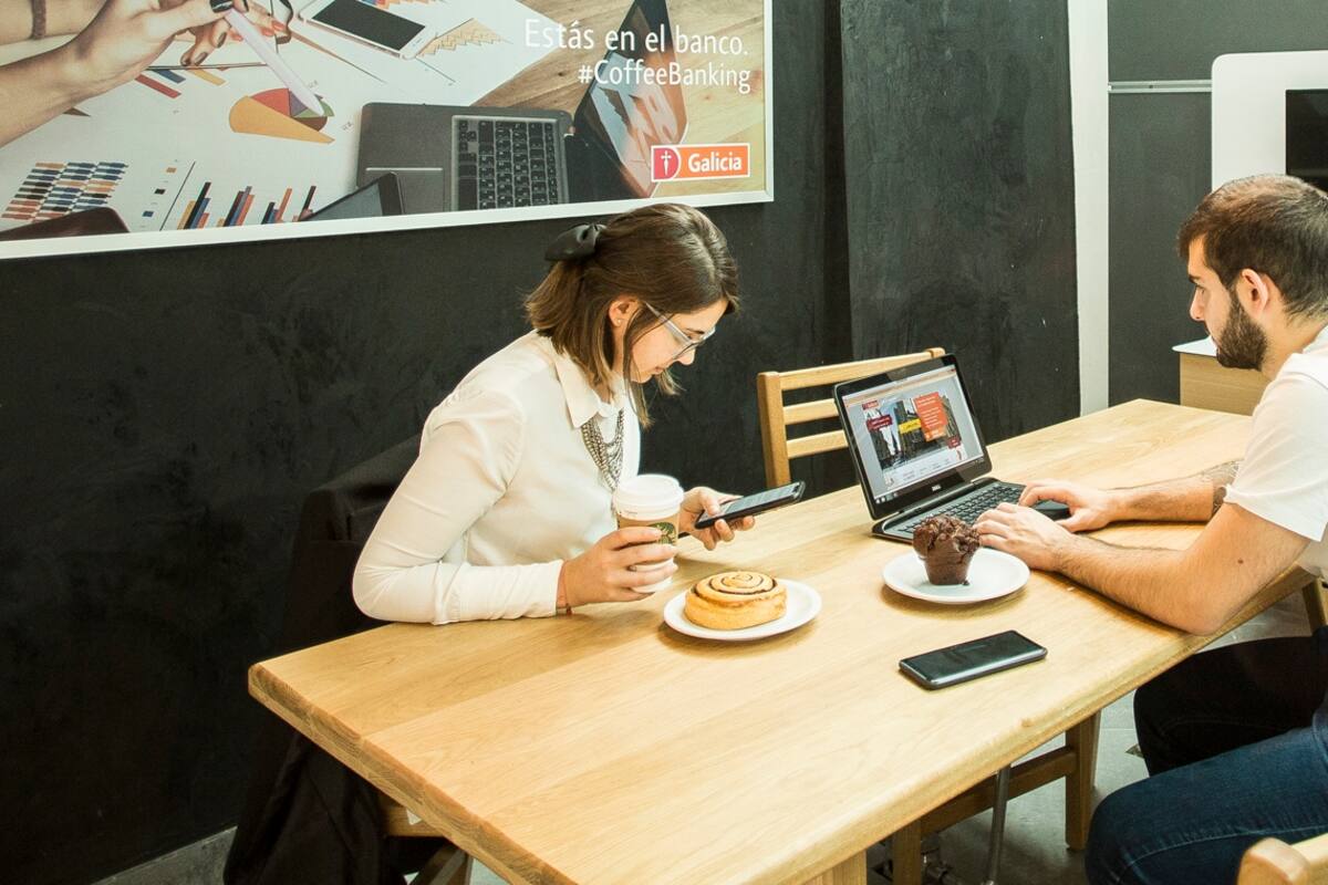Galicia inaugura el primer coffee banking de Argentina junto a Starbucks
