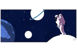 Una novela de astronautas, que gira alrededor de la Tierra