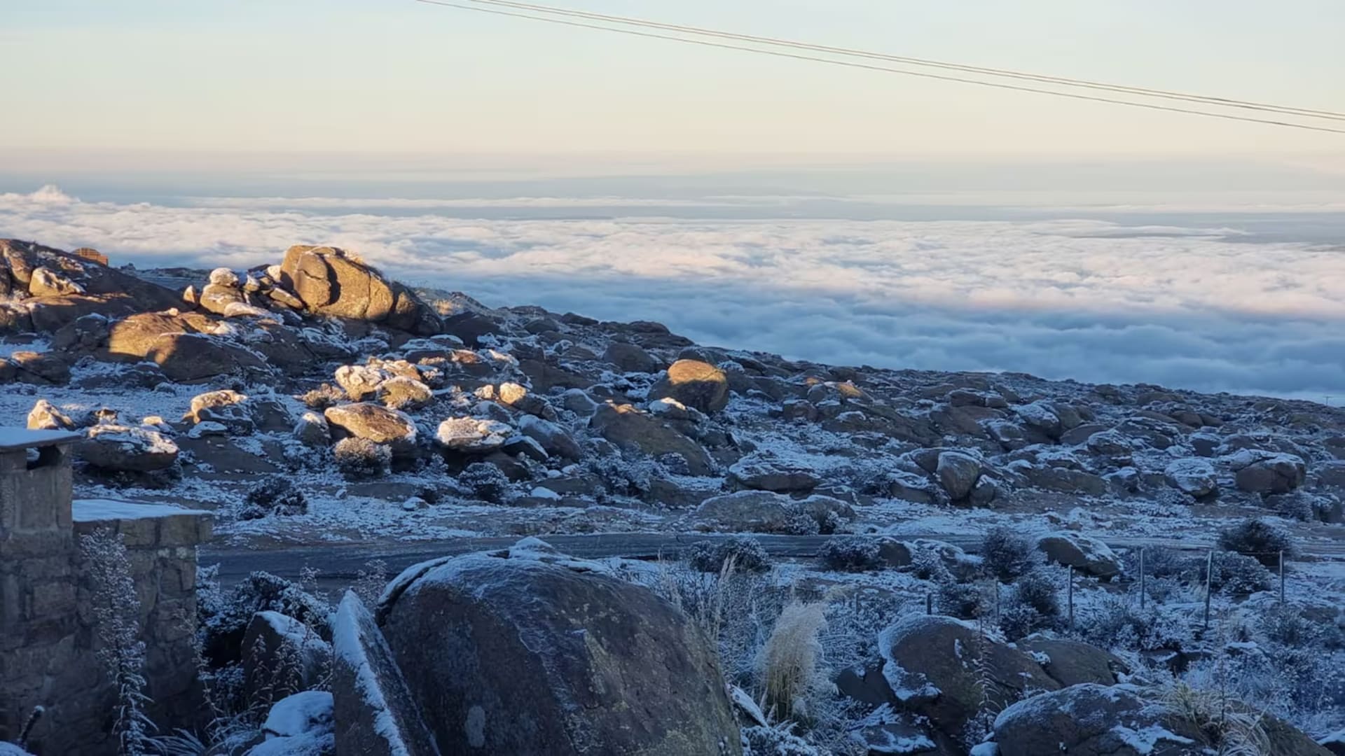 Frente polar: el invierno se adelantó en Córdoba y varios puntos de las sierras están cubiertos de nieve