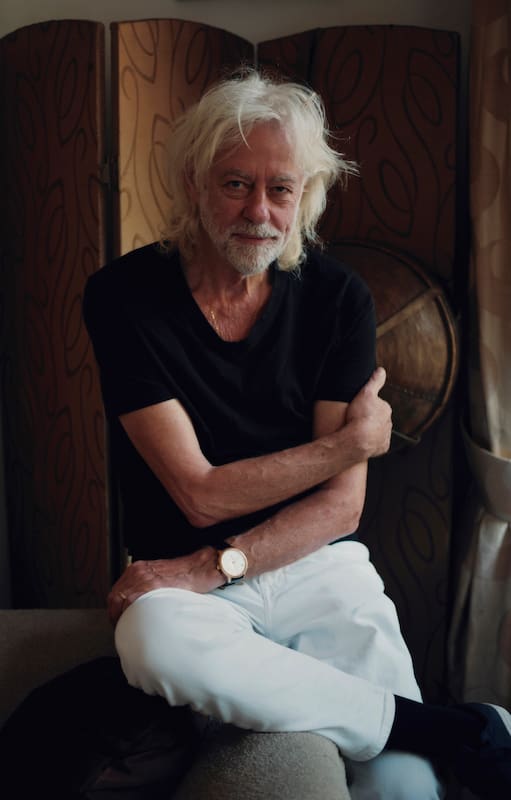 Bon Geldof en su casa de Londres, el pasado 12 de junio; se cumplieron 40 años de los conciertos y la gesta de Live Aid