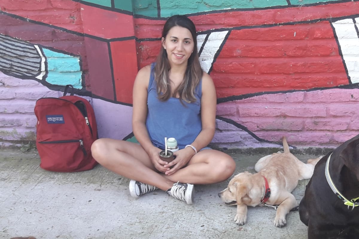 Labradora rebelde. No podía pasear con su perro hasta que comprendió por qué