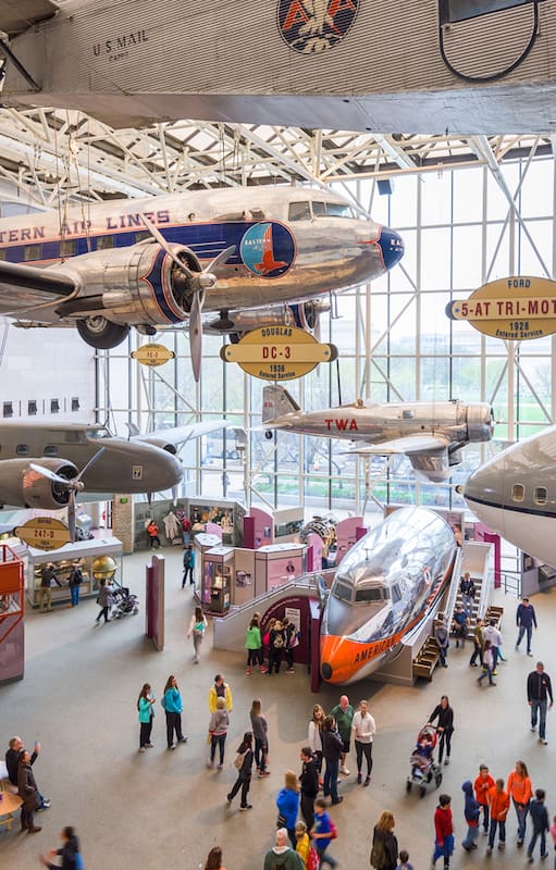 48 horas en Washington DC: Museo de Aire y Espacio
