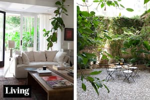Un fotógrafo nos muestra su planta baja con jardín en Recoleta