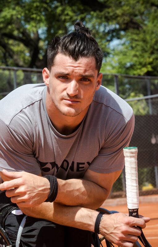 Gusti Fernández, el campeón de tenis adaptado que deslumbró a Djokovic