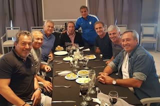 Reapareció Bilardo: los campeones del 86 publicaron una foto en redes sociales