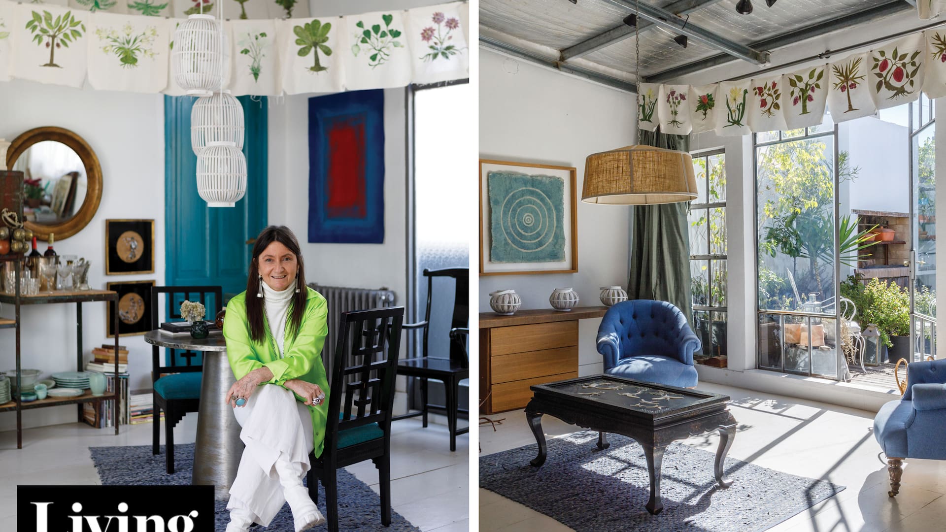 Una diseñadora reformó una antigua casa chorizo en Villa Crespo para crear un estudio-taller lleno de luz y color