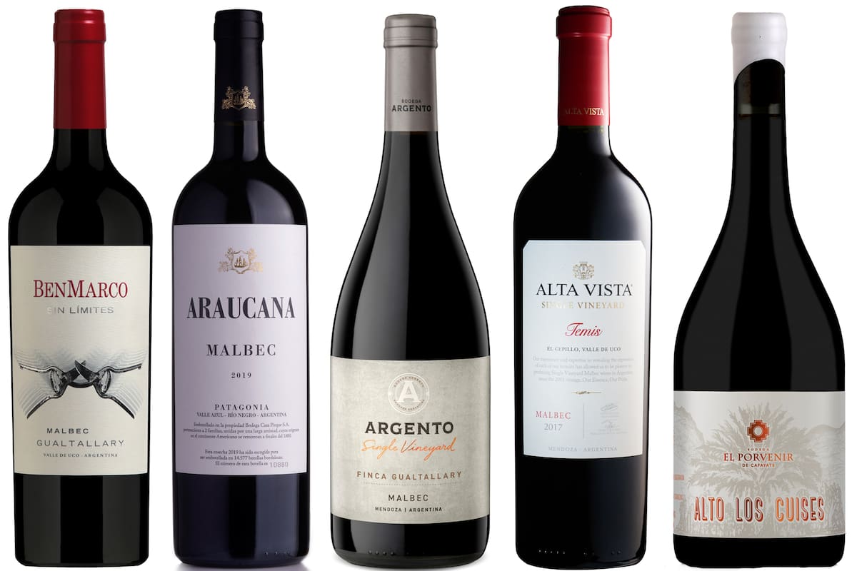 5 de los 20 grandes Malbec argentinos
