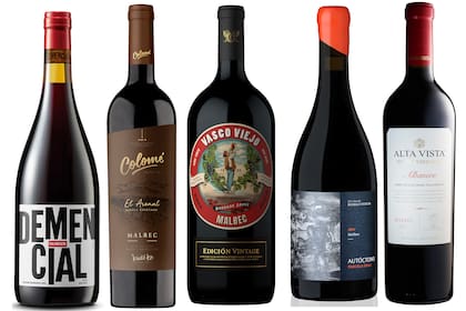 5 Malbec nuevitos nuevitos