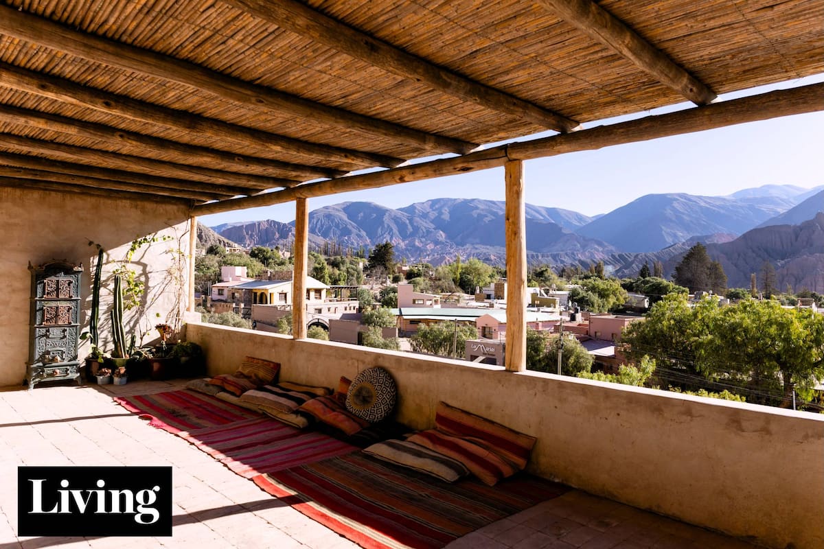 A los 50, decidió construir una casa de adobe y pirca en su pueblo preferido de Jujuy