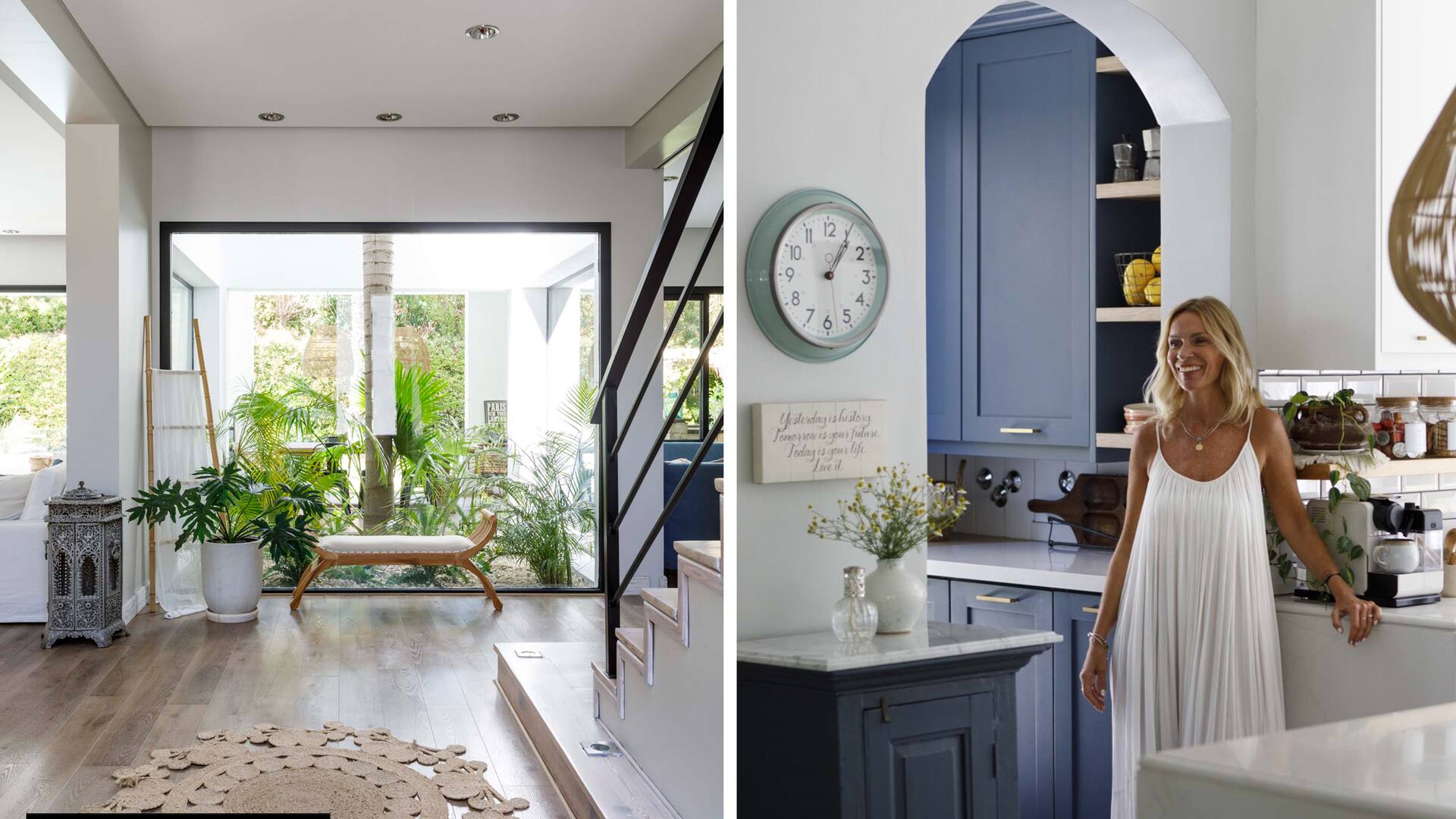 Renovaron su casa de Punta Chica con una cocina azul, escritorio para compartir y un tercer piso con pileta