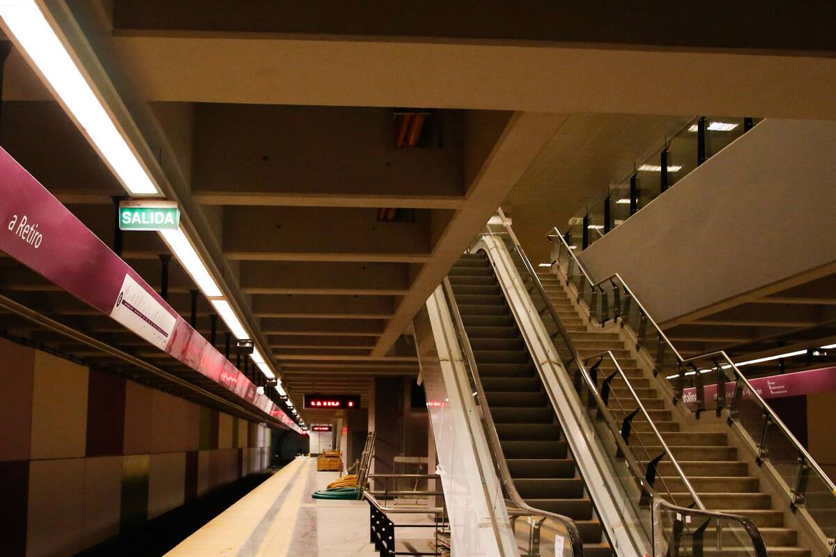 A fines de mayo inaugurarán las estaciones Correo Central, Catalinas y Retiro de la Línea E de Subte