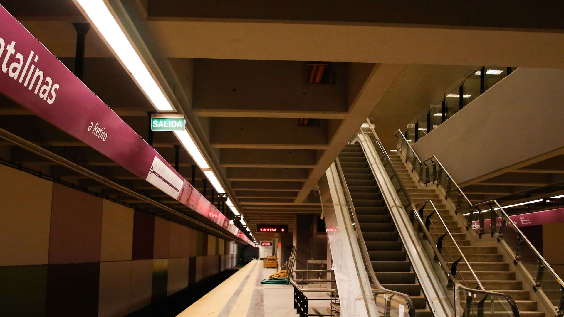 A fines de mayo inaugurarán las estaciones Correo Central, Catalinas y Retiro de la Línea E de Subte
