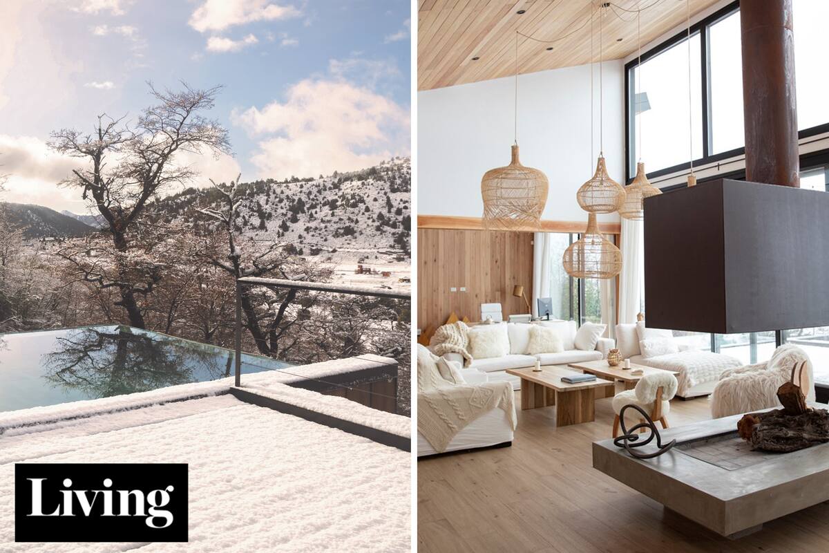 Con pileta infinita y vista al cerro Bayo, visitamos una casa patagónica de excelente diseño