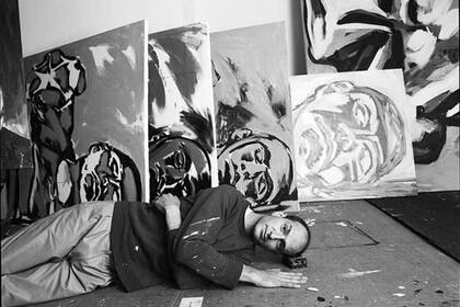 6. Luis Frangella retratado por Andreas Sterzing, 1984. Cortesía Cosmocosa