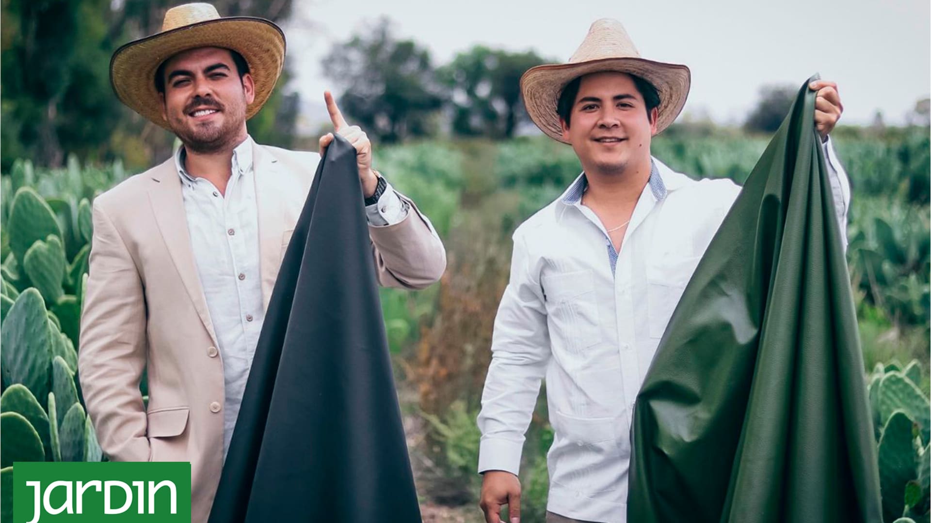 Abandonaron sus empleos para desarrollar un cuero hecho de nopal