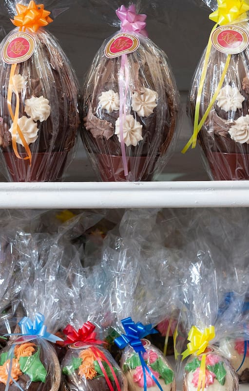 María Franco: el clásico de Boedo que hace huevos de Pascua de más de 20 kilos