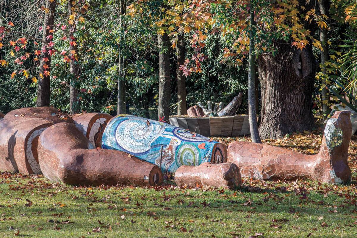 Nushi Muntaabski, artista del mosaico: "La naturaleza me acompaña siempre en mis procesos creativos"