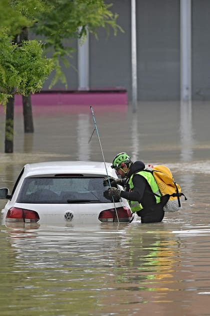 En fotos: impactantes imágenes de las inundaciones en Italia que dejaron por lo menos nueve muertos en Emilia-Romagna