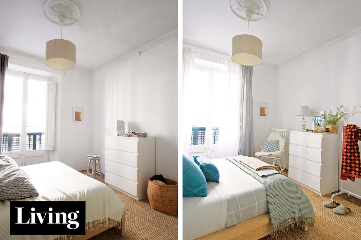 Antes y después: Cambios chiquitos en la decoración para alegrar ambientes desangelados