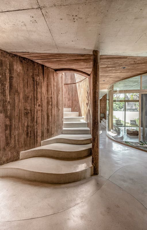 Diseño orgánico: una casa que evoca un bosque en Martínez
