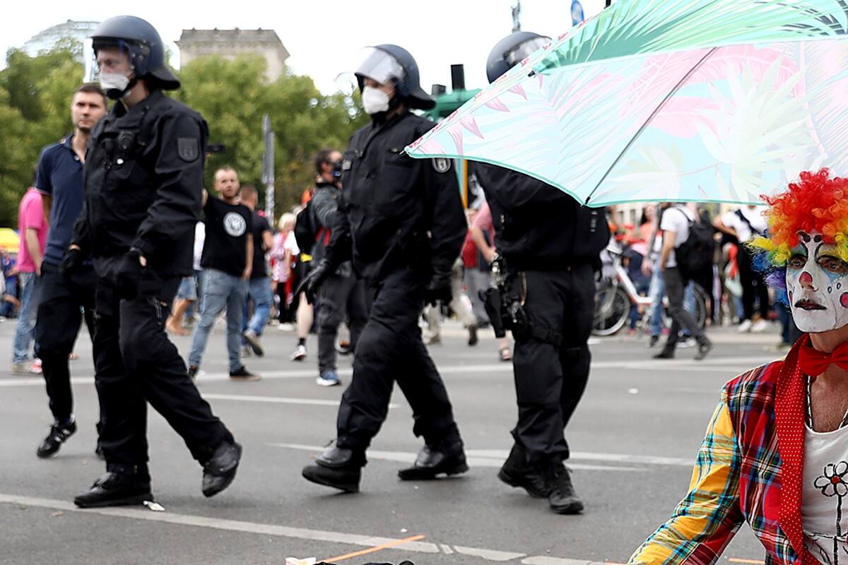 Coronavirus: protestas en Europa contra la "tiranía médica"