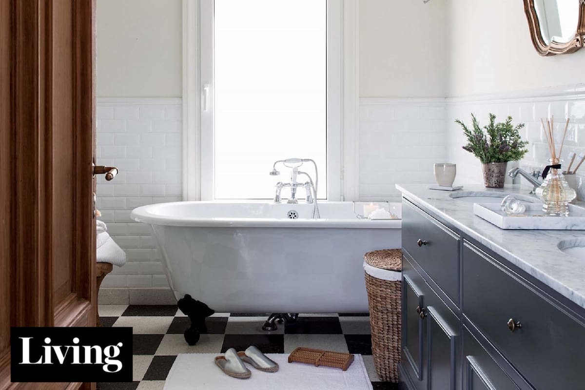 Cómo lograr un baño de inspiración vintage, con una vuelta de diseño