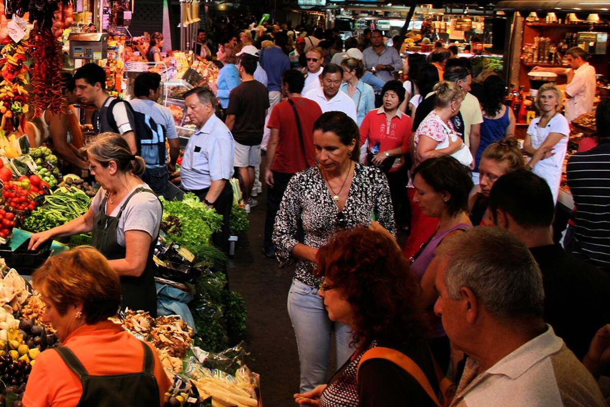 La pescadera de La Boquería