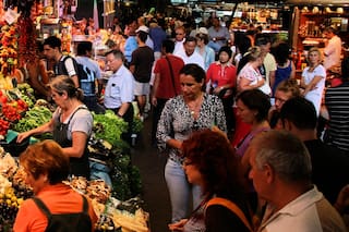 La pescadera de La Boquería