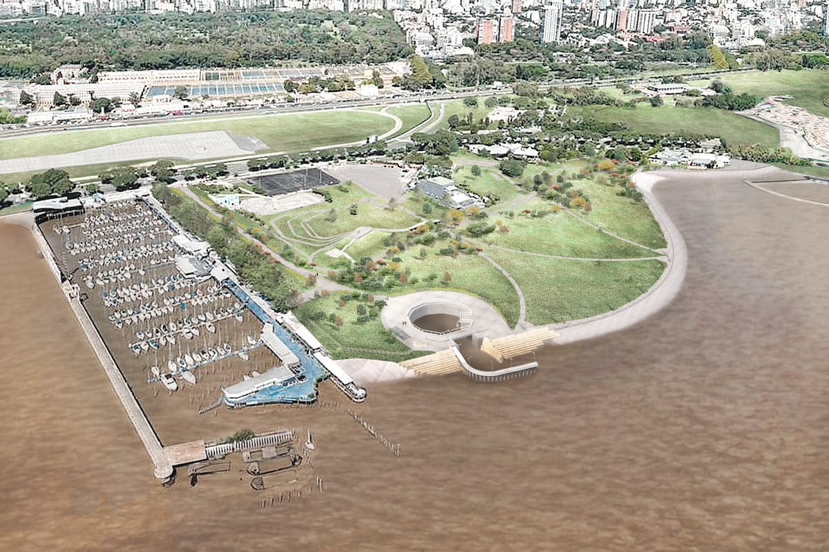 En la ciudad: suman un nuevo parque donde funcionaba un obrador de una importante obra hídrica