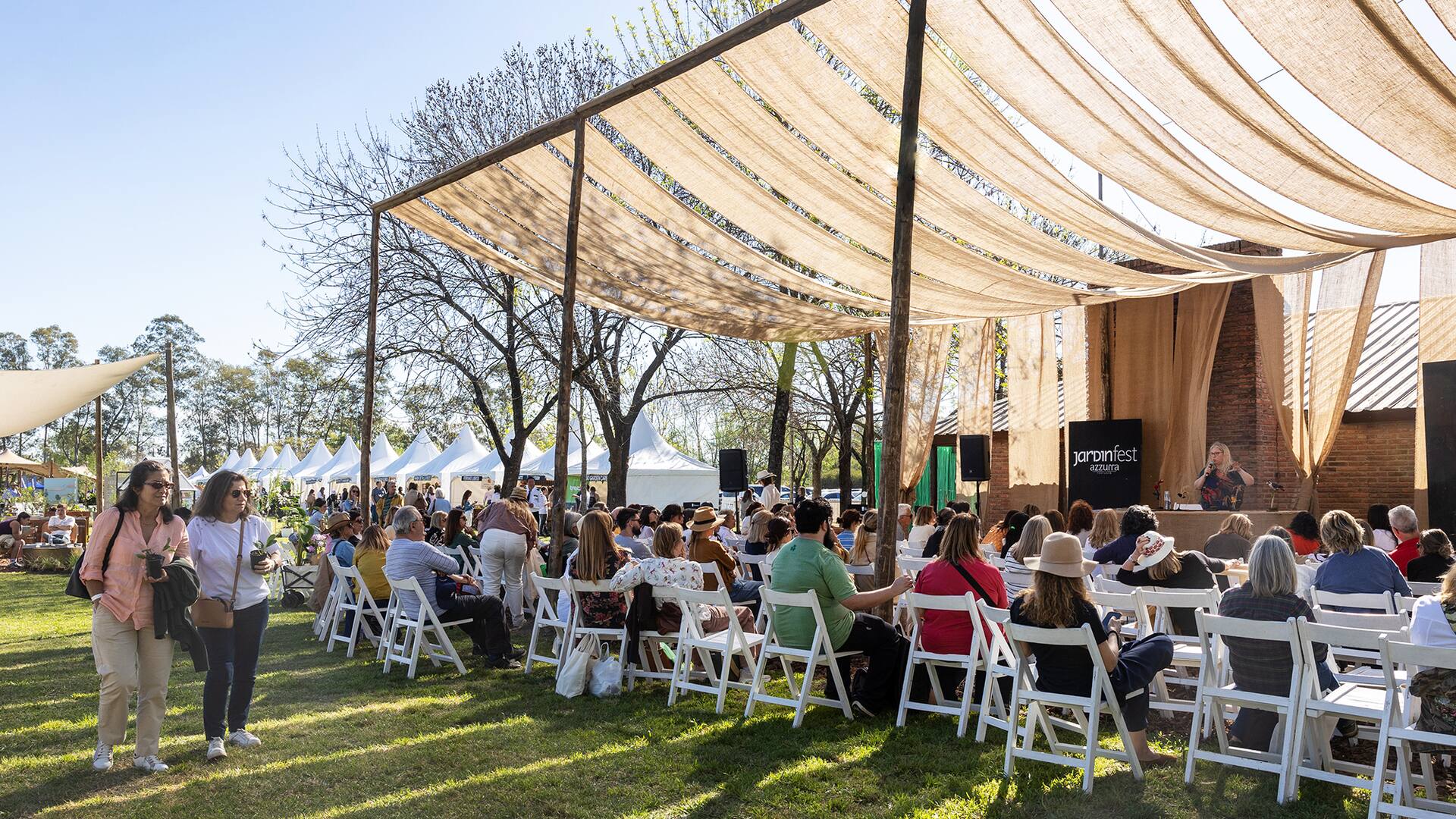Así arrancó la feria de jardinería más esperada, en un espléndido día de sol