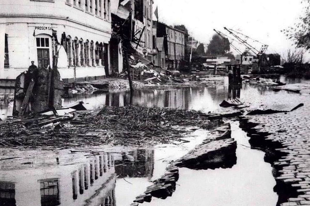 9.5 grados dejaron devastada a la zona sur de Chile