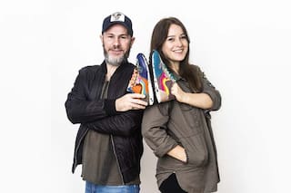 Ellos revolucionaron el mundo del calzado con 20 pares de zapatillas